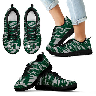 Brush Strong Cracking Comfortable Hawaii Rainbow Warriors Sneakers