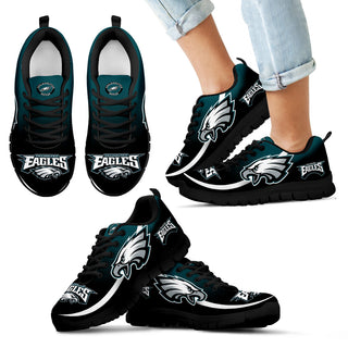 Mystery Straight Line Up Philadelphia Eagles Sneakers