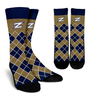 Gorgeous Akron Zips Argyle Socks