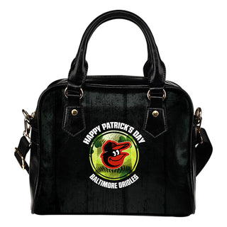 Retro Scene Lovely Shining Patrick's Day Baltimore Orioles Shoulder Handbags