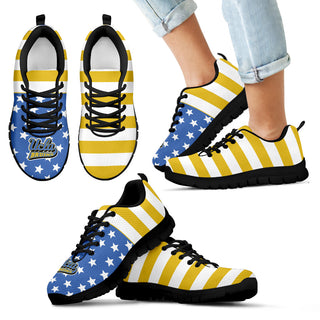 America Flag Logo Bottom Stripes UCLA Bruins Sneakers