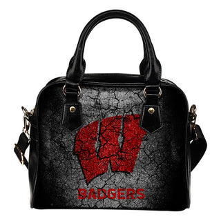 Wall Break Wisconsin Badgers Shoulder Handbags Women Purse