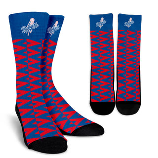 Chevron Lovely Kind Goodness Air Los Angeles Dodgers Crew Socks