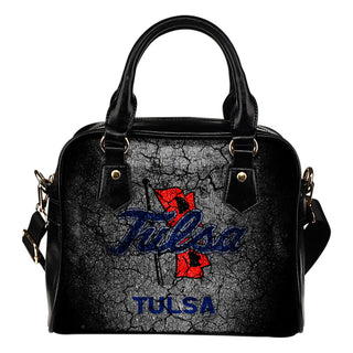 Wall Break Tulsa Golden Hurricane Shoulder Handbags Women Purse