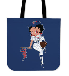 BB Baseball Texas Rangers Tote Bags