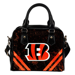 Couple Curves Light Good Logo Cincinnati Bengals Shoulder Handbags