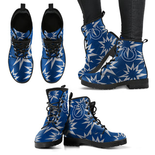 Dizzy Motion Amazing Designs Logo Indianapolis Colts Boots
