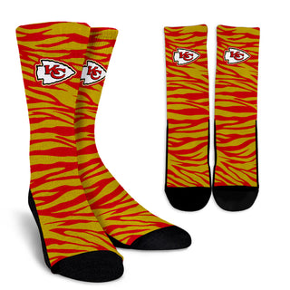 Camo Background Good Superior Charming Kansas City Chiefs Socks