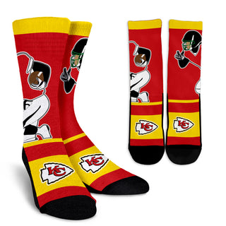 Talent Player Fast Cool Air Comfortable Kansas City Chiefs Socks