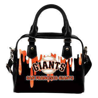 Color Leak Down Colorful San Francisco Giants Shoulder Handbags