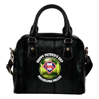 Retro Scene Lovely Shining Patrick's Day Philadelphia Phillies Shoulder Handbags