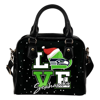 Love Word Christmas Sweet Seattle Seahawks Shoulder Handbags