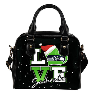 Love Word Christmas Sweet Seattle Seahawks Shoulder Handbags