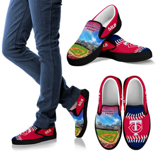 Proud Of Stadium Minnesota Twins Slip-on Shoes
