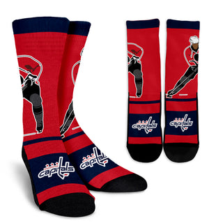 Talent Player Fast Cool Air Comfortable Washington Capitals Socks