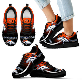 Mystery Straight Line Up Denver Broncos Sneakers