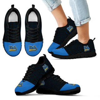 Tiny Cool Dots Background Mix Lovely Logo UCLA Bruins Sneakers