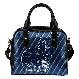 Couple Helmet Enchanting Logo Detroit Tigers Shoulder Handbags