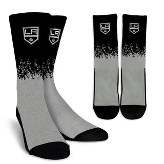 Exquisite Fabulous Pattern Little Pieces Los Angeles Kings Crew Socks