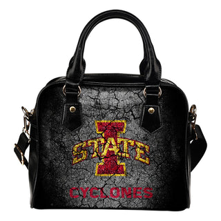 Wall Break Iowa State Cyclones Shoulder Handbags Women Purse