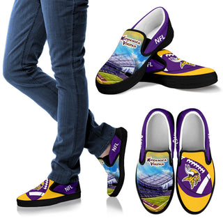 Proud Of Stadium Minnesota Vikings Slip-on Shoes