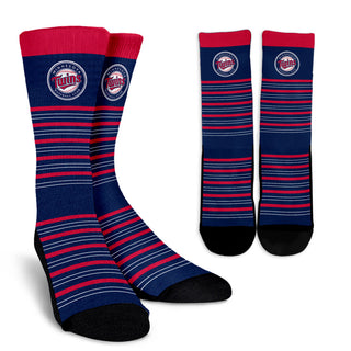 Amazing Circle Charming Minnesota Twins Crew Socks