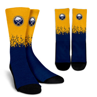 Exquisite Fabulous Pattern Little Pieces Buffalo Sabres Crew Socks