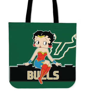 Wonder Betty Boop South Florida Bulls Tote Bags