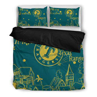 Nice Present Comfortable Christmas Texas Rangers Bedding Sets