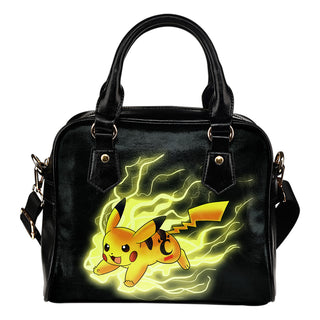 Pikachu Angry Moment Cincinnati Bearcats Shoulder Handbags
