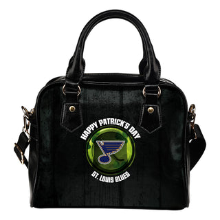 Retro Scene Lovely Shining Patrick's Day St. Louis Blues Shoulder Handbags