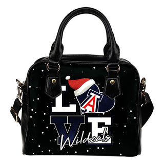 Love Word Christmas Sweet Arizona Wildcats Shoulder Handbags
