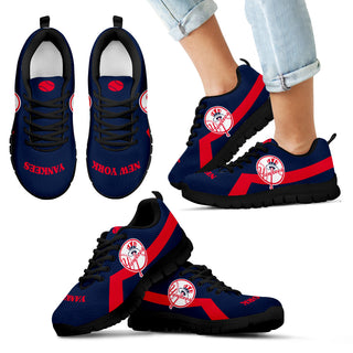 New York Yankees Line Logo Sneakers