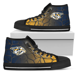 Colors Air Cushion Nashville Predators Gradient High Top Shoes