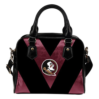 Triangle Double Separate Colour Florida State Seminoles Shoulder Handbags