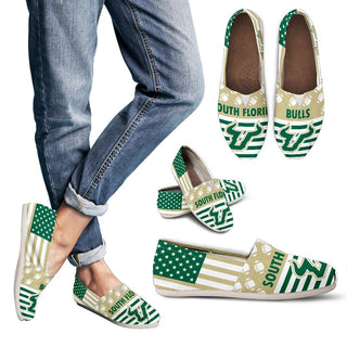 American Flag South Florida Bulls Casual Shoes