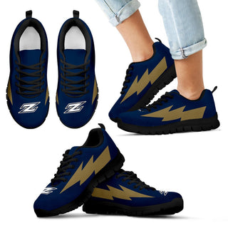 Gorgeous Style Akron Zips Sneakers Thunder Lightning Amazing Logo