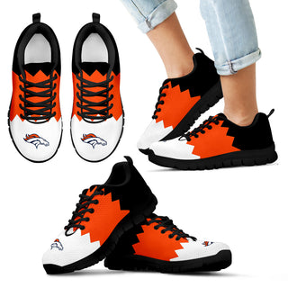 Incredible Line Zig Zag Disorder Beautiful Denver Broncos Sneakers