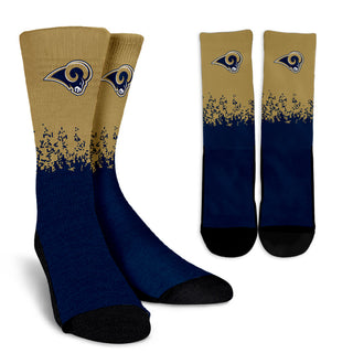 Exquisite Fabulous Pattern Little Pieces Los Angeles Rams Crew Socks