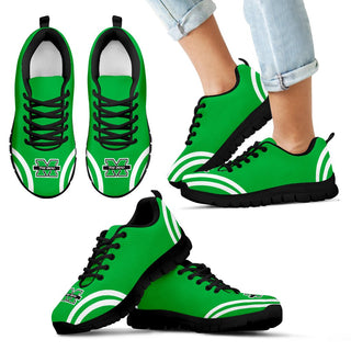 Lovely Curves Stunning Logo Icon Marshall Thundering Herd Sneakers