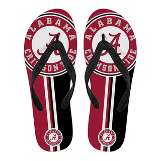 Alabama Crimson Tide Fan Gift Two Main Colors Flip Flops