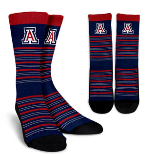 Amazing Circle Charming Arizona Wildcats Crew Socks