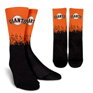Exquisite Fabulous Pattern Little Pieces San Francisco Giants Crew Socks