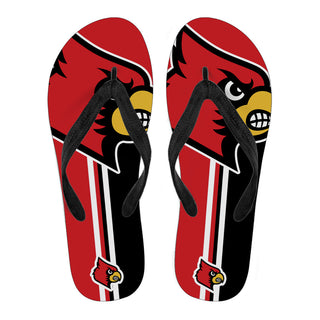 Louisville Cardinals Fan Gift Two Main Colors Flip Flops