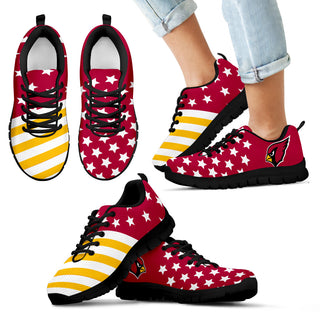 America Flag Full Stars Stripes Arizona Cardinals Sneakers