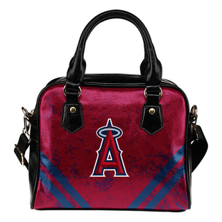 Couple Curves Light Good Logo Los Angeles Angels Shoulder Handbags