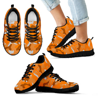 Military Background Energetic Tennessee Volunteers Sneakers