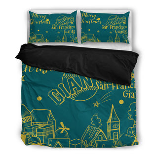 Nice Present Comfortable Christmas San Francisco Giants Bedding Sets