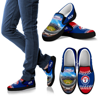 Proud Of Stadium Texas Rangers Slip-on Shoes