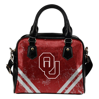 Couple Curves Light Good Logo Oklahoma Sooners Shoulder Handbags